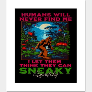 Sneaky Sasquatch Posters and Art